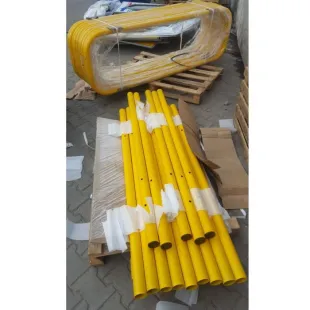 Bariera chodnikowa U-12a olsztyńska | do wkopania, wbetonowania, żółta